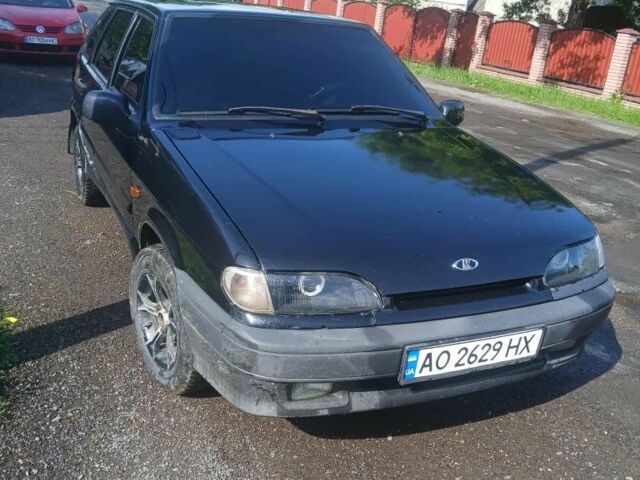 Черный ВАЗ 2114 Самара, объемом двигателя 1.6 л и пробегом 280 тыс. км за 2200 $, фото 1 на Automoto.ua