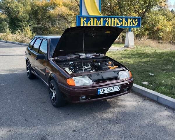 Красный ВАЗ 2114 Самара, объемом двигателя 1.6 л и пробегом 117 тыс. км за 3000 $, фото 3 на Automoto.ua