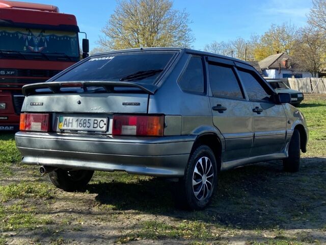 Серый ВАЗ 2114 Самара, объемом двигателя 1.5 л и пробегом 200 тыс. км за 1150 $, фото 1 на Automoto.ua