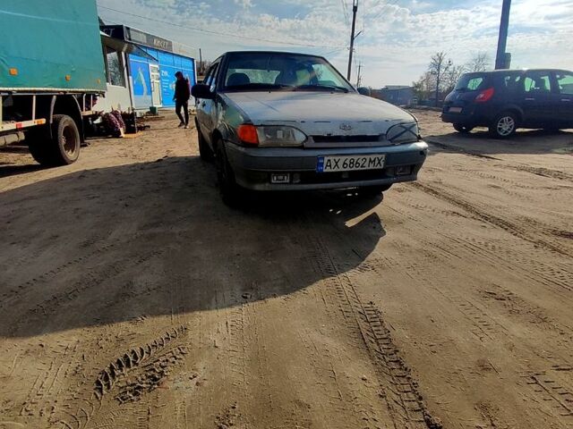 Серый ВАЗ 2114 Самара, объемом двигателя 1.6 л и пробегом 266 тыс. км за 1000 $, фото 1 на Automoto.ua