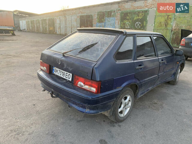 Синий ВАЗ 2114 Самара, объемом двигателя 1.5 л и пробегом 300 тыс. км за 1300 $, фото 2 на Automoto.ua