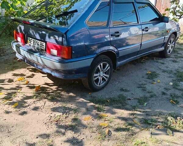 Синий ВАЗ 2114 Самара, объемом двигателя 1.5 л и пробегом 159 тыс. км за 2000 $, фото 4 на Automoto.ua