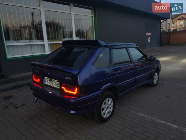 Синій ВАЗ 2114 Самара, об'ємом двигуна 1.5 л та пробігом 200 тис. км за 1200 $, фото 1 на Automoto.ua