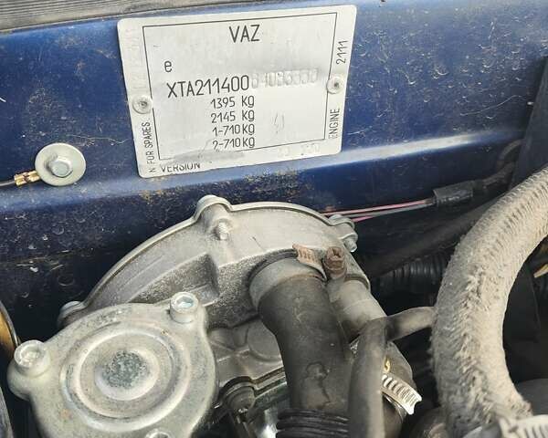 Синій ВАЗ 2114 Самара, об'ємом двигуна 1.5 л та пробігом 210 тис. км за 2500 $, фото 18 на Automoto.ua