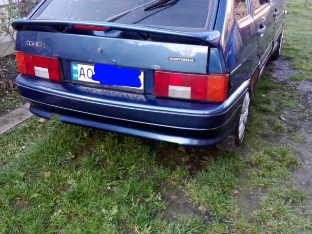 Синий ВАЗ 2114 Самара, объемом двигателя 1.5 л и пробегом 237 тыс. км за 1600 $, фото 2 на Automoto.ua