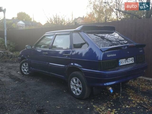 Синій ВАЗ 2114 Самара, об'ємом двигуна 1.5 л та пробігом 200 тис. км за 1200 $, фото 22 на Automoto.ua