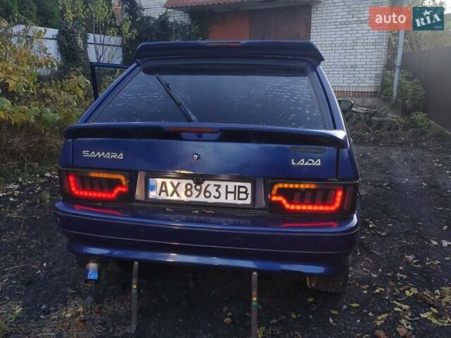 Синій ВАЗ 2114 Самара, об'ємом двигуна 1.5 л та пробігом 200 тис. км за 1200 $, фото 21 на Automoto.ua