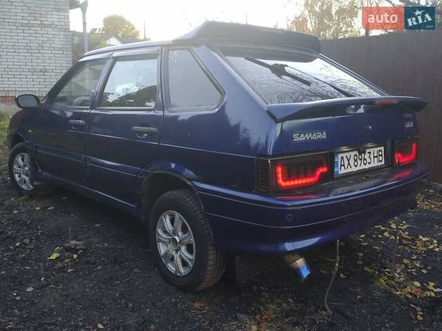 Синій ВАЗ 2114 Самара, об'ємом двигуна 1.5 л та пробігом 200 тис. км за 1200 $, фото 2 на Automoto.ua
