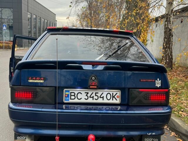 Синій ВАЗ 2114 Самара, об'ємом двигуна 1.6 л та пробігом 165 тис. км за 1200 $, фото 8 на Automoto.ua