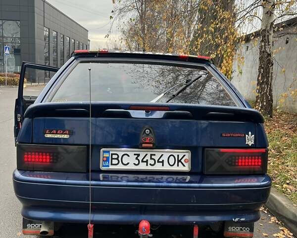 Синий ВАЗ 2114 Самара, объемом двигателя 1.6 л и пробегом 165 тыс. км за 2200 $, фото 6 на Automoto.ua
