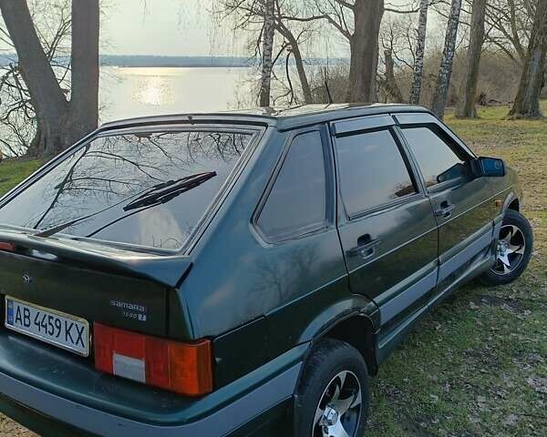 Зеленый ВАЗ 2114 Самара, объемом двигателя 1.5 л и пробегом 80 тыс. км за 1299 $, фото 5 на Automoto.ua