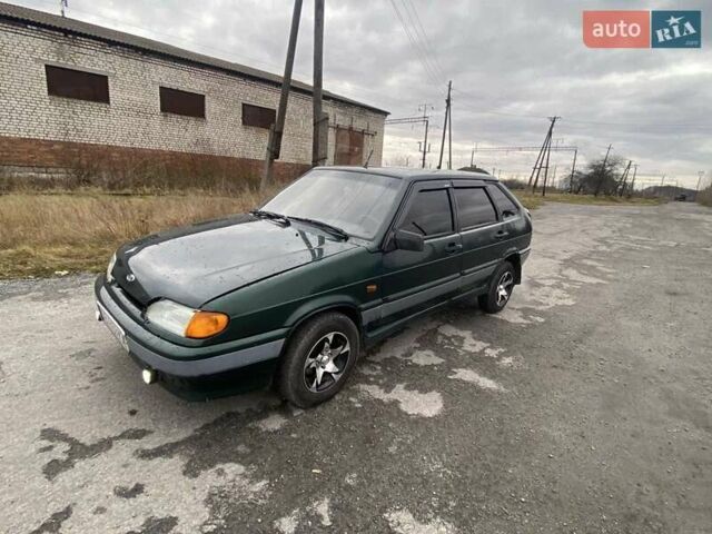 Зелений ВАЗ 2114 Самара, об'ємом двигуна 1.5 л та пробігом 80 тис. км за 1850 $, фото 1 на Automoto.ua