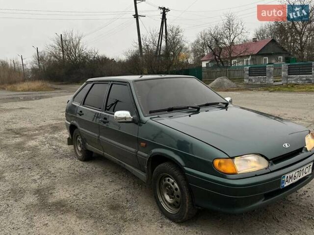 Зелений ВАЗ 2114 Самара, об'ємом двигуна 1.5 л та пробігом 267 тис. км за 2000 $, фото 2 на Automoto.ua