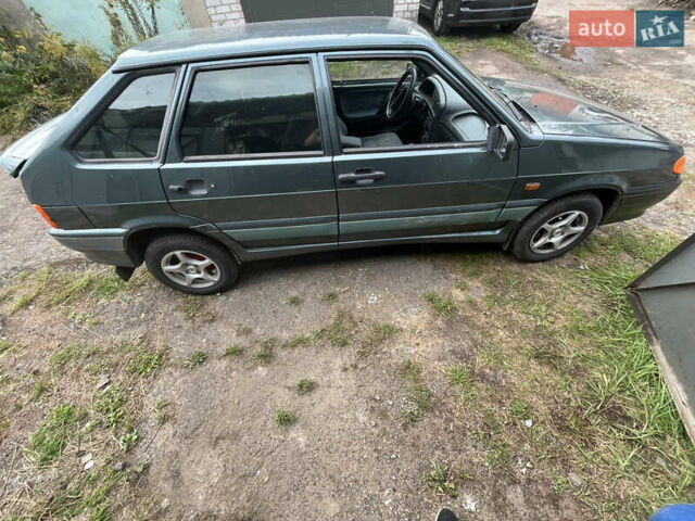 Зеленый ВАЗ 2114 Самара, объемом двигателя 1.6 л и пробегом 199 тыс. км за 1750 $, фото 4 на Automoto.ua