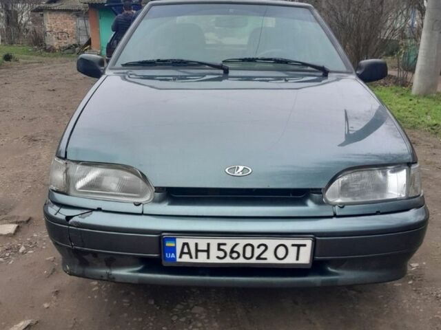 Зеленый ВАЗ 2114 Самара, объемом двигателя 1.6 л и пробегом 188 тыс. км за 1501 $, фото 1 на Automoto.ua