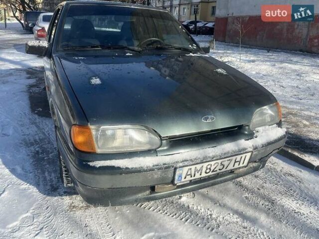 Зеленый ВАЗ 2114 Самара, объемом двигателя 1.6 л и пробегом 196 тыс. км за 1700 $, фото 2 на Automoto.ua