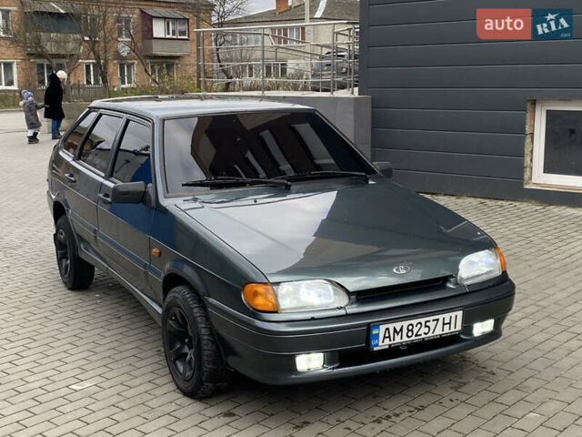 Зеленый ВАЗ 2114 Самара, объемом двигателя 1.6 л и пробегом 263 тыс. км за 1650 $, фото 8 на Automoto.ua