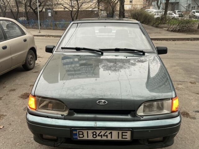 Зеленый ВАЗ 2114 Самара, объемом двигателя 1.6 л и пробегом 250 тыс. км за 1600 $, фото 1 на Automoto.ua