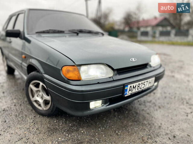 Зеленый ВАЗ 2114 Самара, объемом двигателя 1.6 л и пробегом 263 тыс. км за 1650 $, фото 1 на Automoto.ua