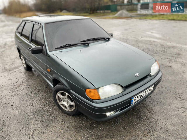 Зеленый ВАЗ 2114 Самара, объемом двигателя 1.6 л и пробегом 263 тыс. км за 1650 $, фото 2 на Automoto.ua