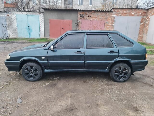 Зеленый ВАЗ 2114 Самара, объемом двигателя 1.6 л и пробегом 188 тыс. км за 1700 $, фото 1 на Automoto.ua