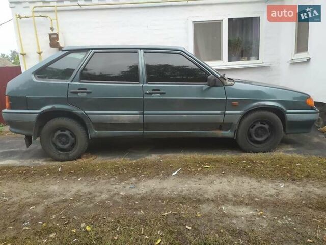 Зеленый ВАЗ 2114 Самара, объемом двигателя 1.6 л и пробегом 300 тыс. км за 850 $, фото 3 на Automoto.ua
