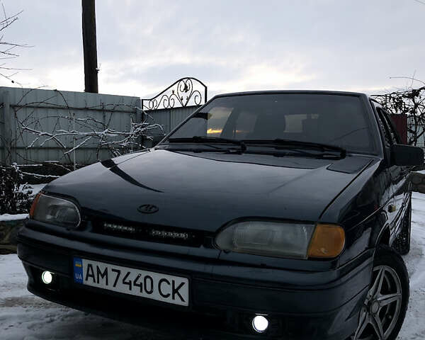 Зеленый ВАЗ 2114 Самара, объемом двигателя 1.6 л и пробегом 254 тыс. км за 2200 $, фото 3 на Automoto.ua