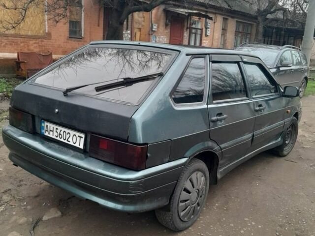Зеленый ВАЗ 2114 Самара, объемом двигателя 1.6 л и пробегом 188 тыс. км за 1501 $, фото 3 на Automoto.ua