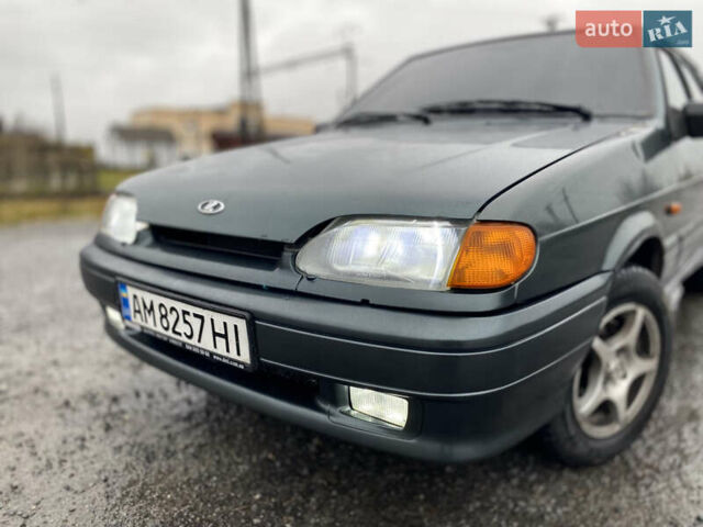 Зеленый ВАЗ 2114 Самара, объемом двигателя 1.6 л и пробегом 263 тыс. км за 1650 $, фото 7 на Automoto.ua