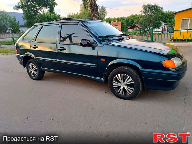 Зеленый ВАЗ 2114 Самара, объемом двигателя 1.6 л и пробегом 250 тыс. км за 1350 $, фото 6 на Automoto.ua