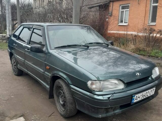 Зеленый ВАЗ 2114 Самара, объемом двигателя 1.6 л и пробегом 188 тыс. км за 1501 $, фото 2 на Automoto.ua