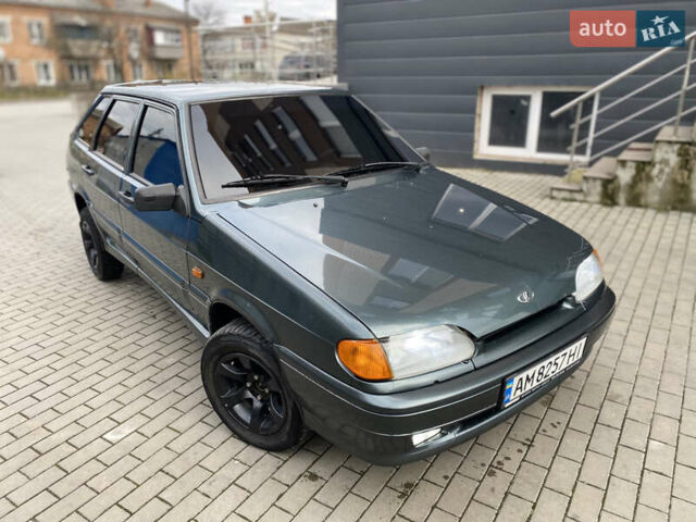 Зеленый ВАЗ 2114 Самара, объемом двигателя 1.6 л и пробегом 263 тыс. км за 1650 $, фото 1 на Automoto.ua
