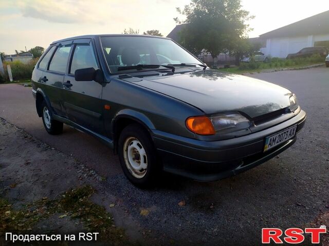 Зелений ВАЗ 2114 Самара, об'ємом двигуна 1.6 л та пробігом 230 тис. км за 1450 $, фото 1 на Automoto.ua