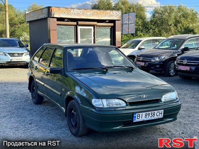 Зелений ВАЗ 2114 Самара, об'ємом двигуна 1.6 л та пробігом 220 тис. км за 1500 $, фото 1 на Automoto.ua