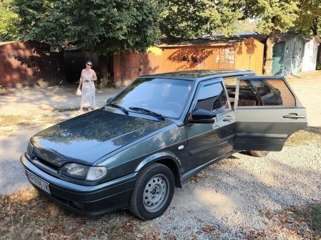 Зеленый ВАЗ 2114 Самара, объемом двигателя 1.6 л и пробегом 321 тыс. км за 1750 $, фото 5 на Automoto.ua