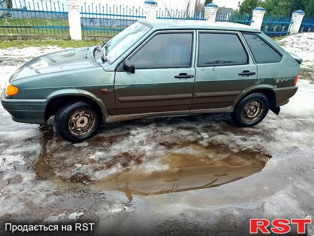 Зеленый ВАЗ 2114 Самара, объемом двигателя 1.6 л и пробегом 205 тыс. км за 1300 $, фото 1 на Automoto.ua
