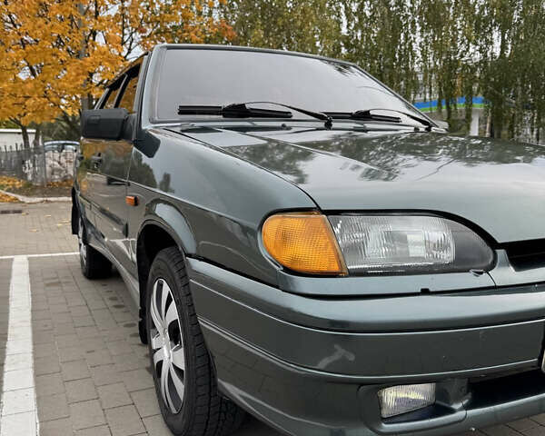 Зеленый ВАЗ 2114 Самара, объемом двигателя 1.6 л и пробегом 218 тыс. км за 2700 $, фото 4 на Automoto.ua