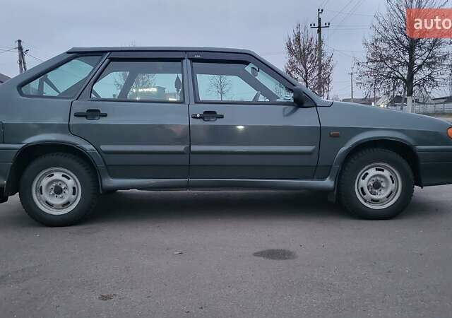 Зелений ВАЗ 2114 Самара, об'ємом двигуна 1.6 л та пробігом 75 тис. км за 2100 $, фото 3 на Automoto.ua