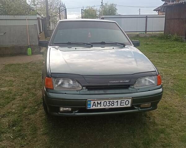 Зеленый ВАЗ 2114 Самара, объемом двигателя 1.6 л и пробегом 153 тыс. км за 1800 $, фото 1 на Automoto.ua