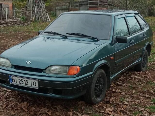 Зеленый ВАЗ 2114 Самара, объемом двигателя 1.6 л и пробегом 145 тыс. км за 2600 $, фото 4 на Automoto.ua