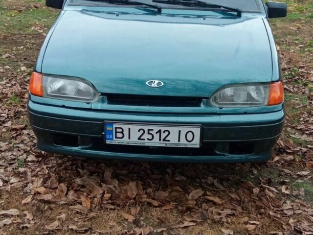 Зеленый ВАЗ 2114 Самара, объемом двигателя 1.6 л и пробегом 145 тыс. км за 2600 $, фото 2 на Automoto.ua