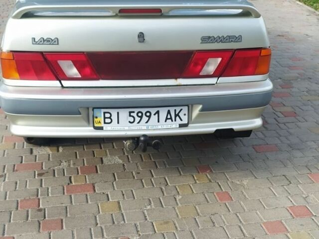 Бежевий ВАЗ 2115 Самара, об'ємом двигуна 1.6 л та пробігом 203 тис. км за 1450 $, фото 2 на Automoto.ua