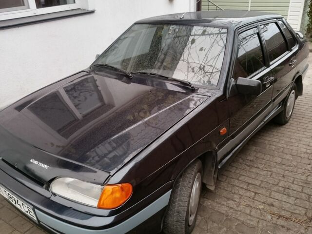 Черный ВАЗ 2115 Самара, объемом двигателя 1.6 л и пробегом 140 тыс. км за 2600 $, фото 2 на Automoto.ua