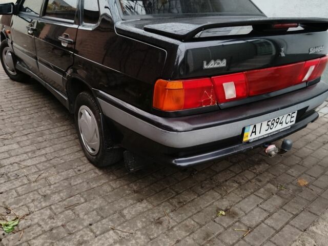 Черный ВАЗ 2115 Самара, объемом двигателя 1.6 л и пробегом 140 тыс. км за 2600 $, фото 4 на Automoto.ua