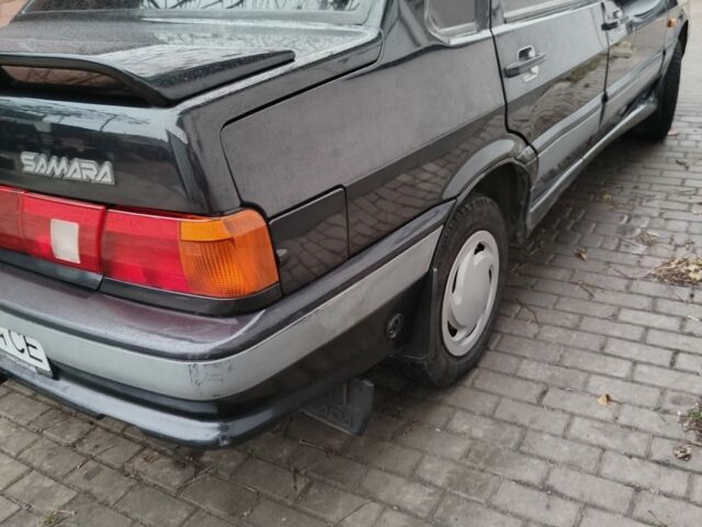 Черный ВАЗ 2115 Самара, объемом двигателя 1.6 л и пробегом 140 тыс. км за 2600 $, фото 3 на Automoto.ua