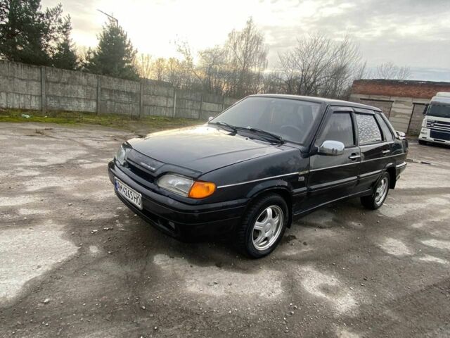 Черный ВАЗ 2115 Самара, объемом двигателя 1.6 л и пробегом 261 тыс. км за 1800 $, фото 1 на Automoto.ua