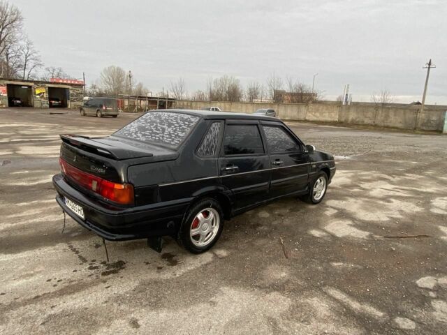 Черный ВАЗ 2115 Самара, объемом двигателя 1.6 л и пробегом 261 тыс. км за 1800 $, фото 8 на Automoto.ua