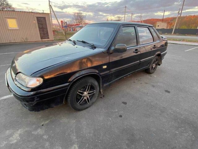 Чорний ВАЗ 2115 Самара, об'ємом двигуна 1.6 л та пробігом 208 тис. км за 1600 $, фото 2 на Automoto.ua