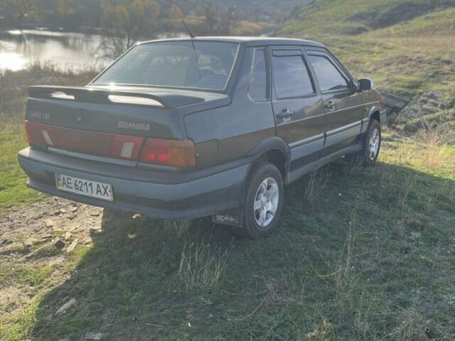 Черный ВАЗ 2115 Самара, объемом двигателя 1.5 л и пробегом 200 тыс. км за 1350 $, фото 3 на Automoto.ua