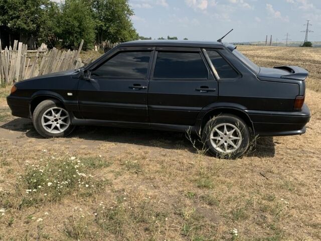 Черный ВАЗ 2115 Самара, объемом двигателя 1.5 л и пробегом 200 тыс. км за 1500 $, фото 2 на Automoto.ua